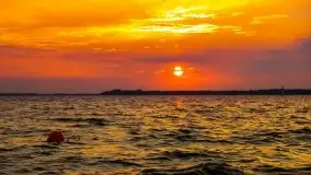 Wrześniowy zachód słońca w porcie Nowy Harsz, jez. Dargin - zdjęcie 4