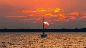 Wrześniowy zachód słońca w porcie Nowy Harsz, jez. Dargin - zdjęcie 50