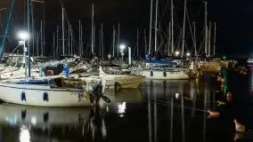 Noc w porcie PTTK Wilkasy nad jeziorem Niegocin - zdjęcie 10