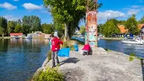 Sprzątanie Świata (Mazur) przez Rotarack Giżycko i Giżycką Grupę Regatową - zdjęcie 11