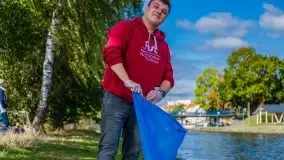 Sprzątanie Świata (Mazur) przez Rotarack Giżycko i Giżycką Grupę Regatową - zdjęcie 8