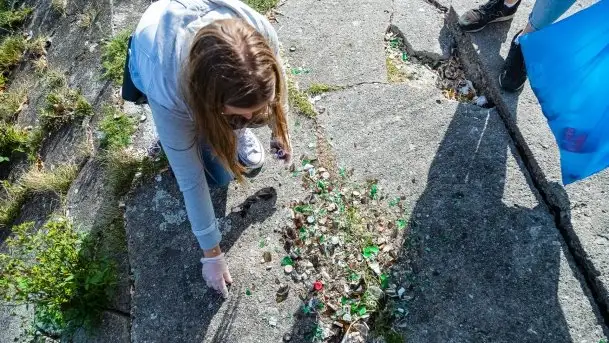 Sprzątanie Świata (Mazur) przez Rotarack Giżycko i Giżycką Grupę Regatową - zdjęcie 7