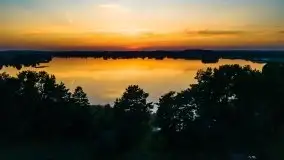 Zachód słońca nad jeziorem Tajty, wrzesień 2020 r. - zdjęcie 12