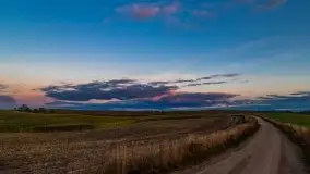 Wieczór i zachód słońca z mazurskiej drogi - zdjęcie 34