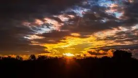 Zachód słońca nad mazurskimi polami, okolice wsi Sulimy - zdjęcie 14