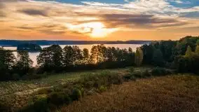 Wschód słońca, okolice i jezioro Kisajno, październik 2020 - zdjęcie 27