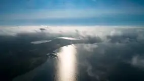 Mgła nad jeziorem Dargin i Nowym Harszem - zdjęcie 24