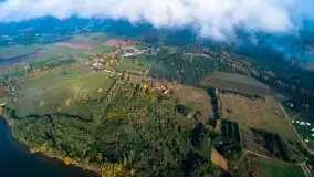 Mgła nad jeziorem Dargin i Nowym Harszem - zdjęcie 26