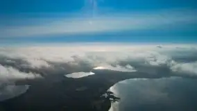 Mgła nad jeziorem Dargin i Nowym Harszem - zdjęcie 37