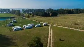 Mgła nad jeziorem Dargin i Nowym Harszem - zdjęcie 72