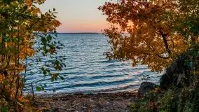 Zachód słońca, jezioro Dargin, przystań Melnik - zdjęcie 26