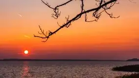 Zachód słońca, jezioro Dargin, przystań Melnik - zdjęcie 15