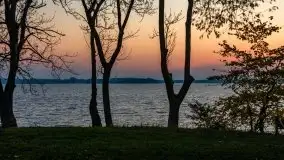 Zachód słońca, jezioro Dargin, przystań Melnik - zdjęcie 39