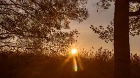 Zachód Słońca nad jeziorem Dobskim, listopad 2020 - zdjęcie 24