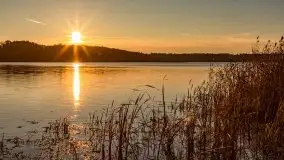 Zachód Słońca nad jeziorem Dobskim, listopad 2020 - zdjęcie 27