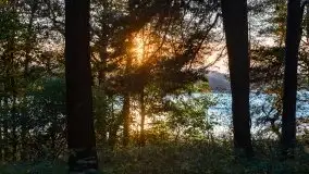 Zachód Słońca nad jeziorem Dobskim, listopad 2020 - zdjęcie 34