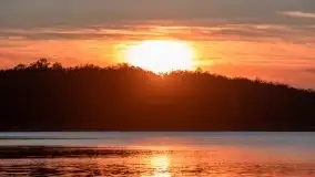 Zachód Słońca nad jeziorem Dobskim, listopad 2020 - zdjęcie 32