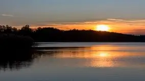 Zachód Słońca nad jeziorem Dobskim, listopad 2020 - zdjęcie 46