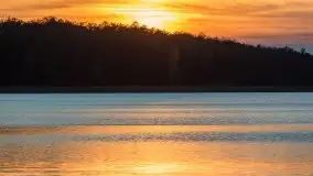 Zachód Słońca nad jeziorem Dobskim, listopad 2020 - zdjęcie 11