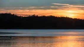 Zachód Słońca nad jeziorem Dobskim, listopad 2020 - zdjęcie 67