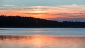 Zachód Słońca nad jeziorem Dobskim, listopad 2020 - zdjęcie 63