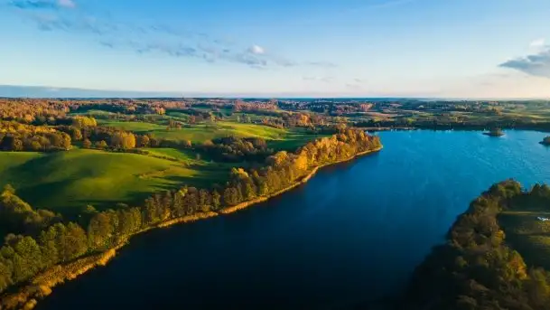 Mazurska jesień z lotu mewy, listopad 2020 r. - zdjęcie 3