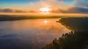 Pierwszy śnieg i wschód słońca nad jeziorem Boczne - zdjęcie 37