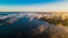 Pierwszy śnieg i wschód słońca nad jeziorem Boczne - zdjęcie 70