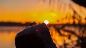 Pierwszy śnieg i wschód słońca nad jeziorem Boczne - zdjęcie 58