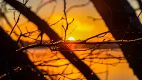 Pierwszy śnieg i wschód słońca nad jeziorem Boczne - zdjęcie 8