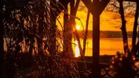 Pierwszy śnieg i wschód słońca nad jeziorem Boczne - zdjęcie 72