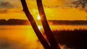 Pierwszy śnieg i wschód słońca nad jeziorem Boczne - zdjęcie 83