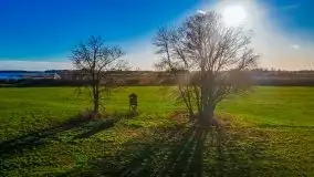 Jesień z lotu ptaka przy jeziorze Tałtowisko i kanale Grunwaldzkim - zdjęcie 16