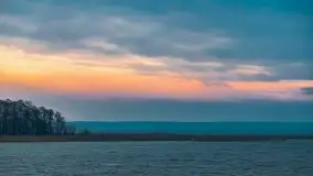 Wschód słońca przy moście Sztynorckim i jeziorze Dargin - zdjęcie 60