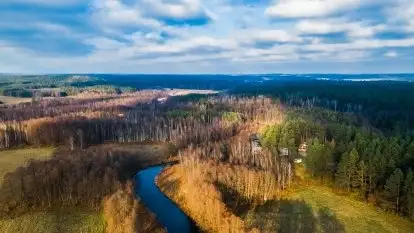Krutynia i Nowy Mostek w grudniowych zdjęciach