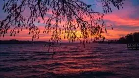 Piękny, grudniowy wschód słońca nad jeziorem Święcajty, 2020 - zdjęcie 7