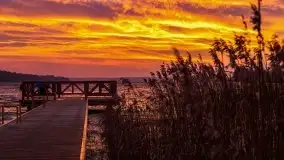 Piękny, grudniowy wschód słońca nad jeziorem Święcajty, 2020 - zdjęcie 8