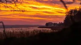 Piękny, grudniowy wschód słońca nad jeziorem Święcajty, 2020 - zdjęcie 13