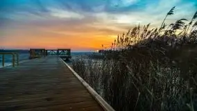 Piękny, grudniowy wschód słońca nad jeziorem Święcajty, 2020 - zdjęcie 2