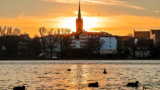 Grudniowy zachód słońca w Kętrzynie, 2020 - zdjęcie 10