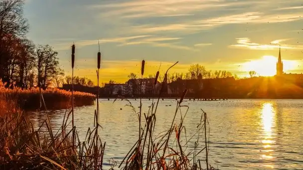 Grudniowy zachód słońca w Kętrzynie, 2020 - zdjęcie 9