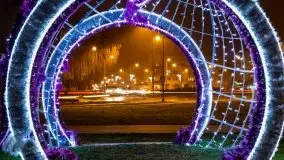 Świąteczny nocny Pisz, grudzień 2020 r. - zdjęcie 29