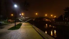 Świąteczny nocny Pisz, grudzień 2020 r. - zdjęcie 9