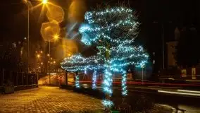 Nocne i mocno świąteczne Węgorzewo, grudzień 2020 r. - zdjęcie 32