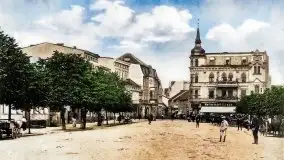 Przedwojenne pokolorowane zdjęcia Giżycka (Lötzen) - zdjęcie 1