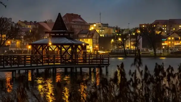 Nocny i świąteczny Kętrzyn, grudzień 2020 r. - zdjęcie 1