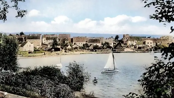 Przedwojenne pokolorowane zdjęcia Rynu (Rhein)