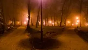 Mglista noc Sylwestrowa w Giżycku - zdjęcie 12