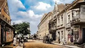 Przedwojenne kolorowe zdjęcia Pisza (Johannisburg) - zdjęcie 19