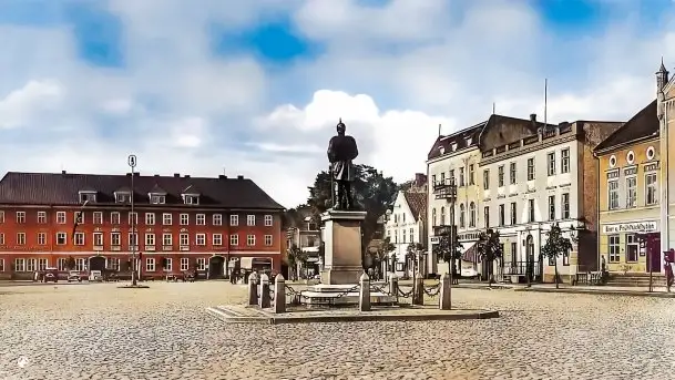 Przedwojenne kolorowe zdjęcia Pisza (Johannisburg)